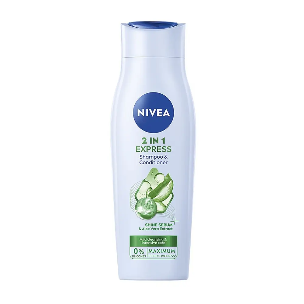 NIVEA 2v1 Care Express Pečující šampon a kondicionér 250 ml