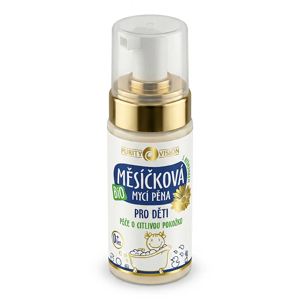 Purity Vision Bio měsíčková mycí pěna pro děti 90 ml