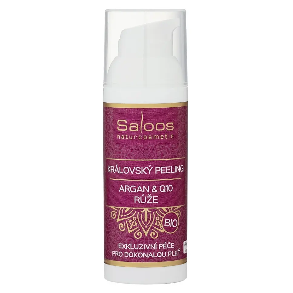SALOOS Královský peeling Argan Q10 Růže 50 ml