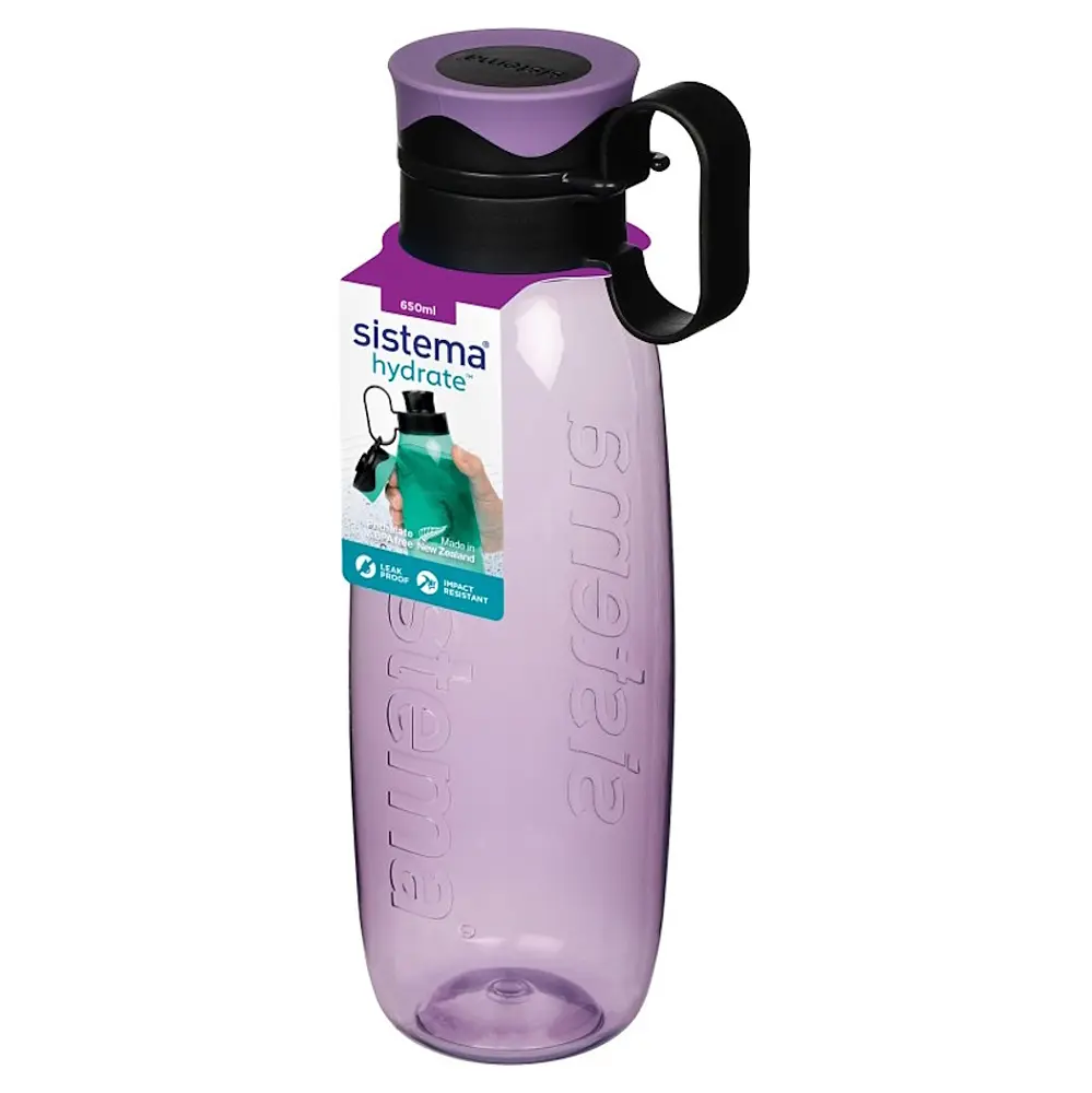 SISTEMA Hydrate Tritan láhev Traverse fialová 650 ml