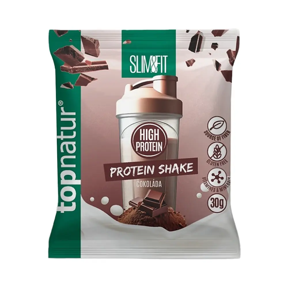 TOPNATUR Slim&Fit shake čokoláda bez lepku 30 g