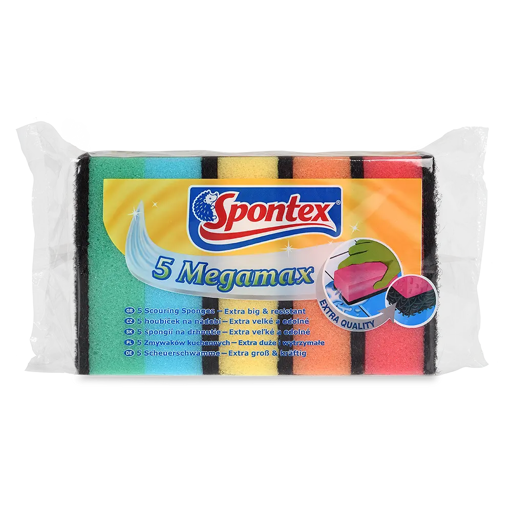 Spontex Megamax houbičky na nádobí 5 ks