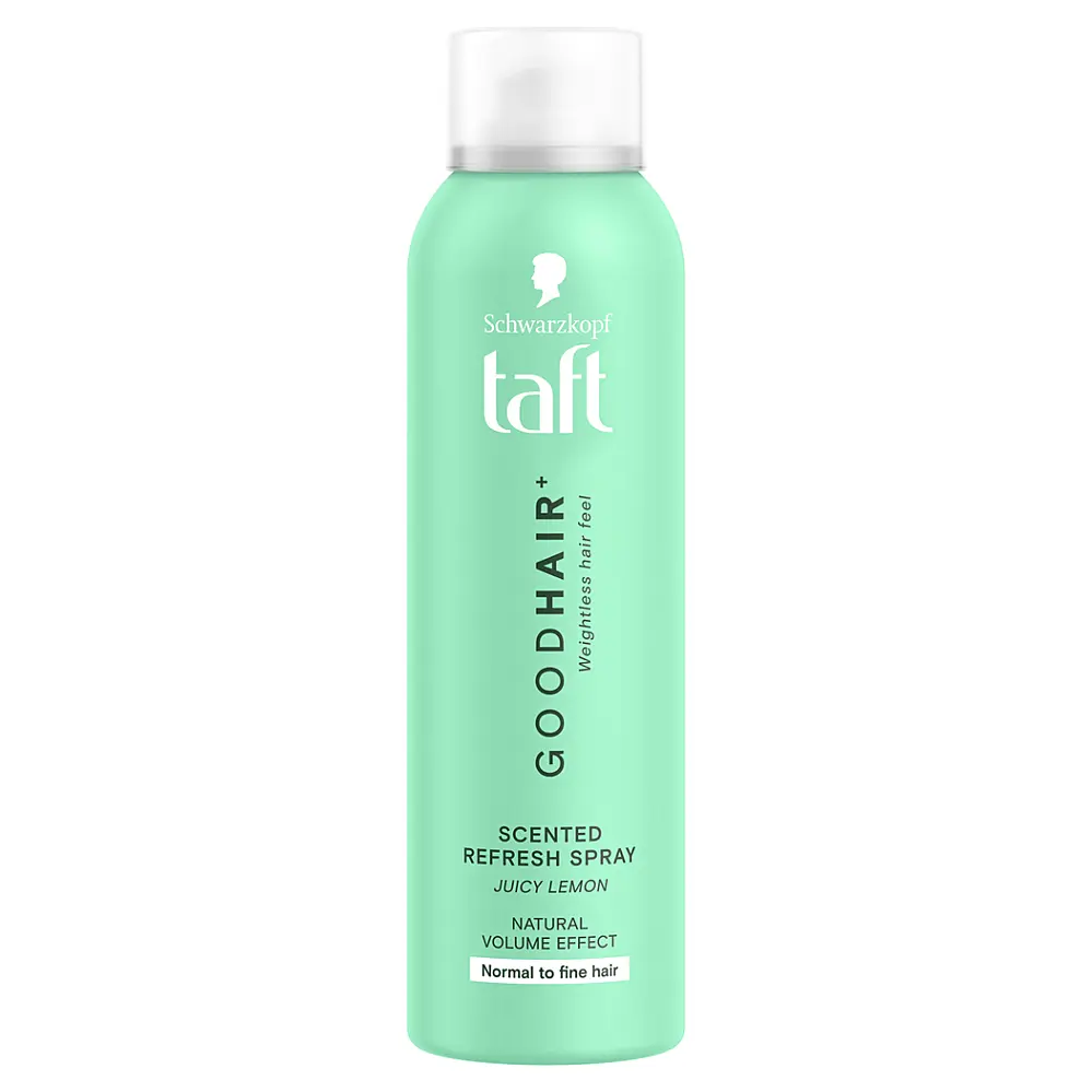 Taft Osvěžující sprej na vlasy Goodhair+ Juicy Lemon 150 ml