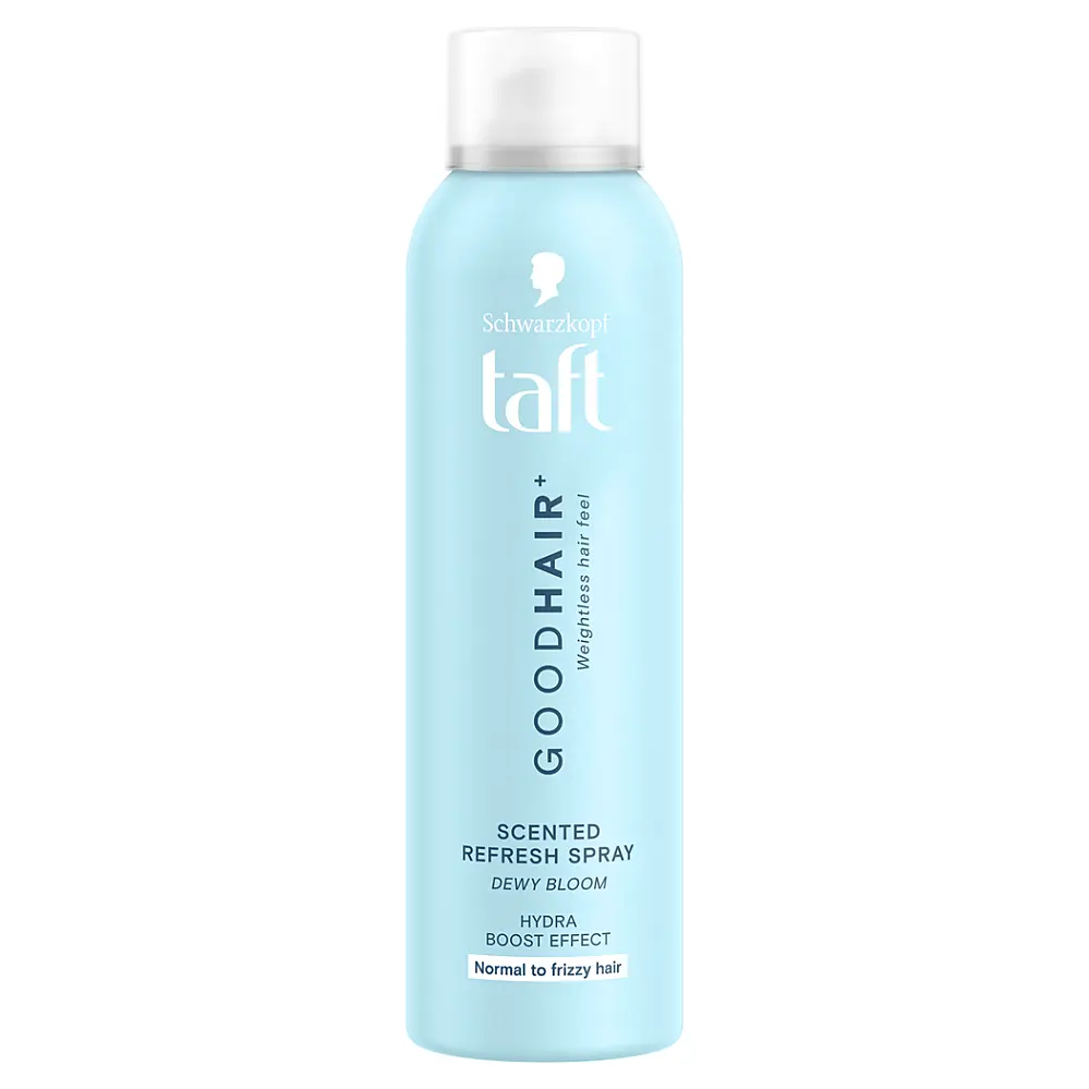 Taft Osvěžující sprej na vlasy Goodhair+ Dewy Bloom 150 ml