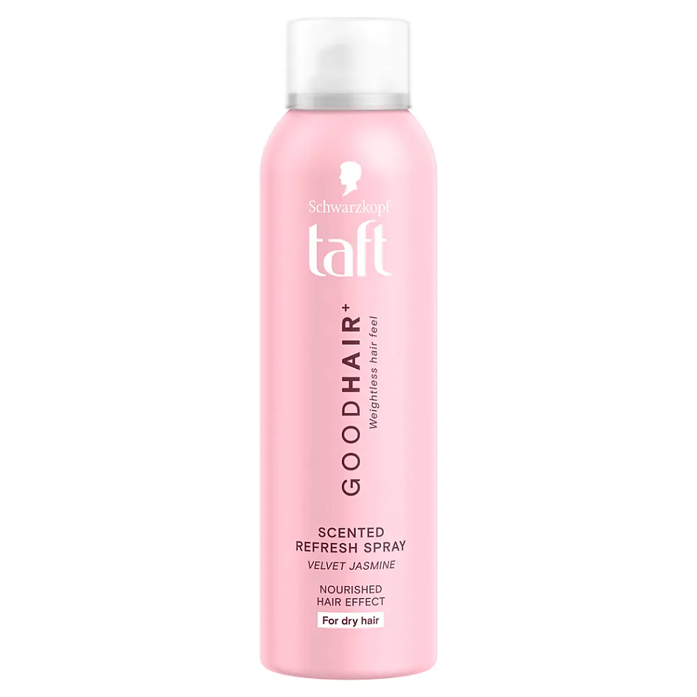 Taft Osvěžující sprej na vlasy Goodhair+ Velvet Jasmine 150 ml
