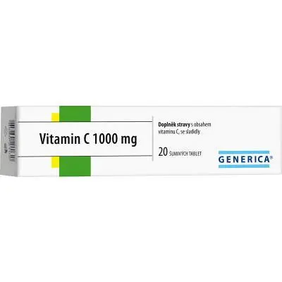 Generica Vitamin C 1000 mg 20 šumivých tablet