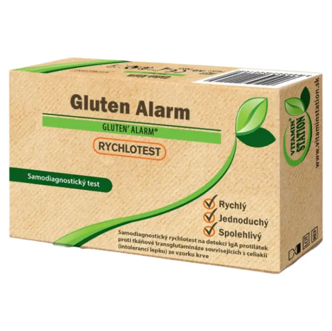 Rychlotest Gluten Alarm ke zjištění intolerance lepku Vitamin Station