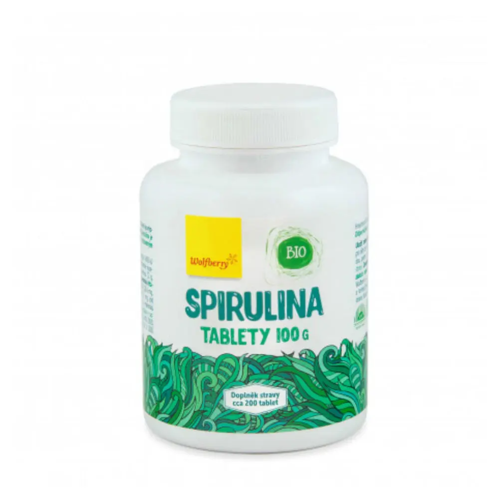 Spirulina tablety BIO 100g Wolfberry