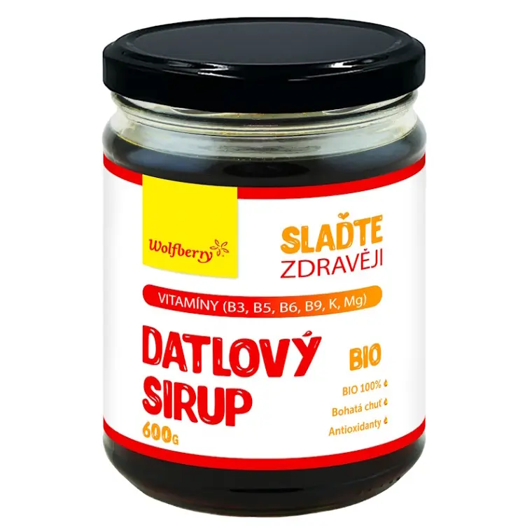 WOLFBERRY Datlový sirup BIO 600 g