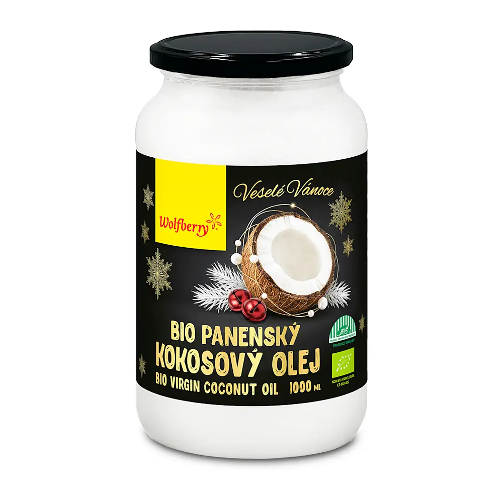 Wolfberry panenský kokosový olej BIO 1 l