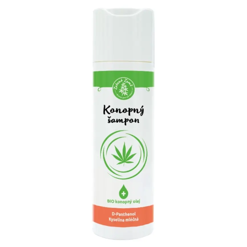 Zelená Země Konopný šampon 200 ml