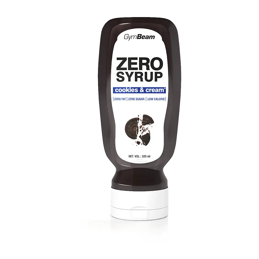 ZERO SIRUP Cookies & Cream - GymBeam 320 ml