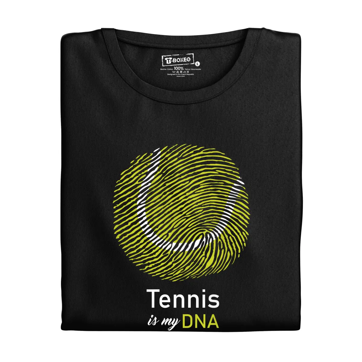 Dámské tričko s potiskem "Tennis is my DNA" | Dárek k narozeninám, svátku, výročí, vánocům | Dárek pro muže, ženu | Vtipné tričko | 100% bavlna | dáre