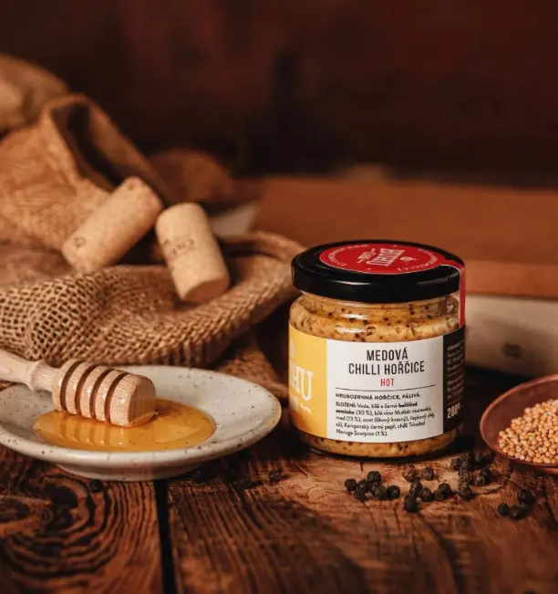Huhu Chilli hořčice medová 200 g