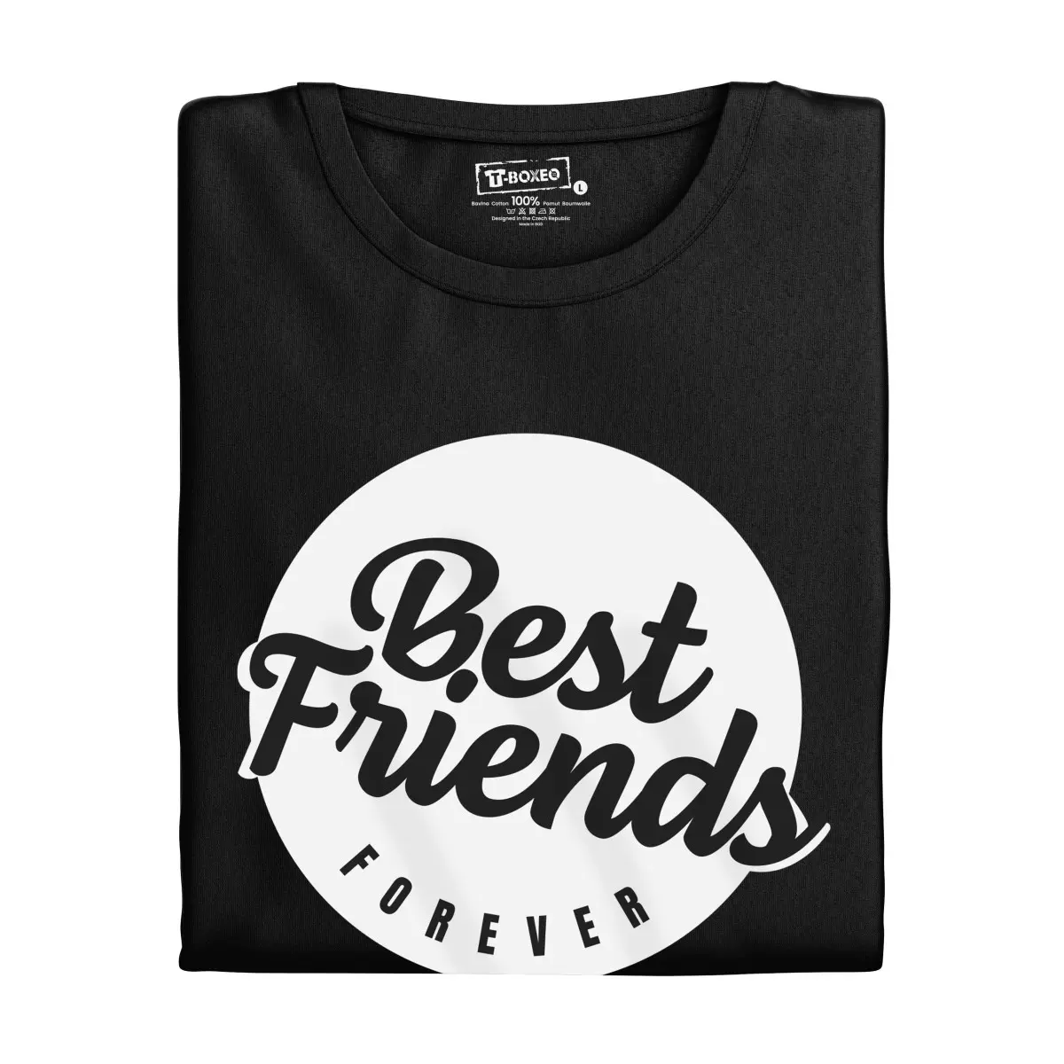 Dámské tričko s potiskem ”Best Friends forever” | Dárek k narozeninám, svátku, výročí, vánocům | Dárek pro muže, ženu | Vtipné tričko | 100% bavlna |