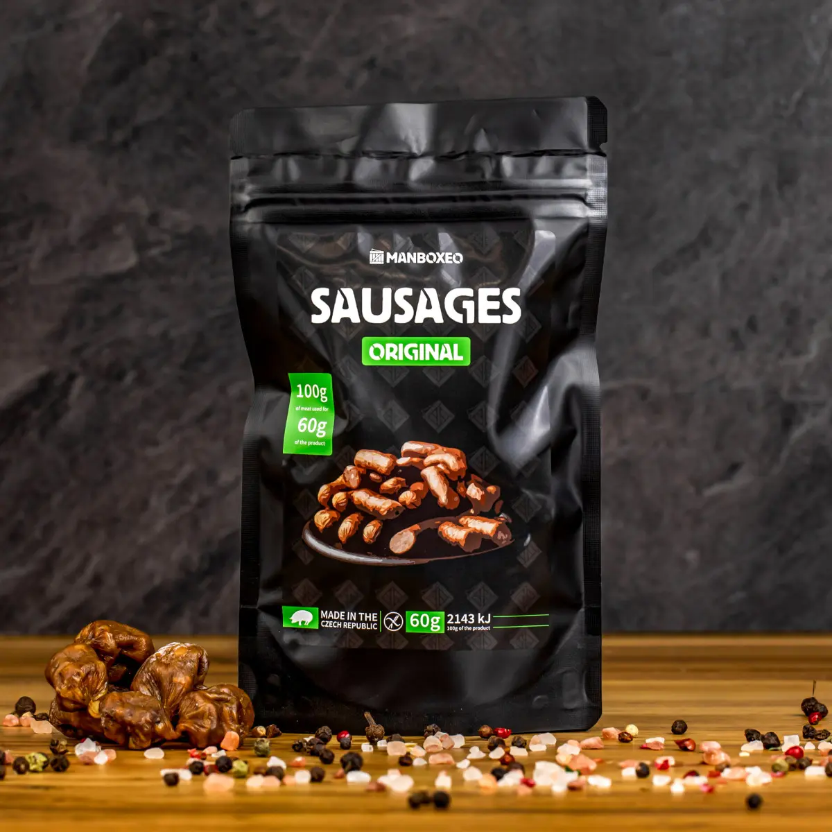 Uzené klobásky dle původní receptury ORIGINAL 60g
