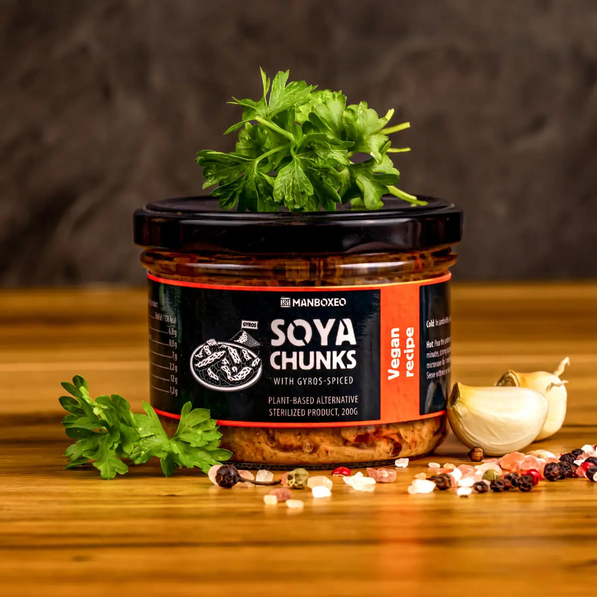 Sojové výpečky s příchutí gyros 200g