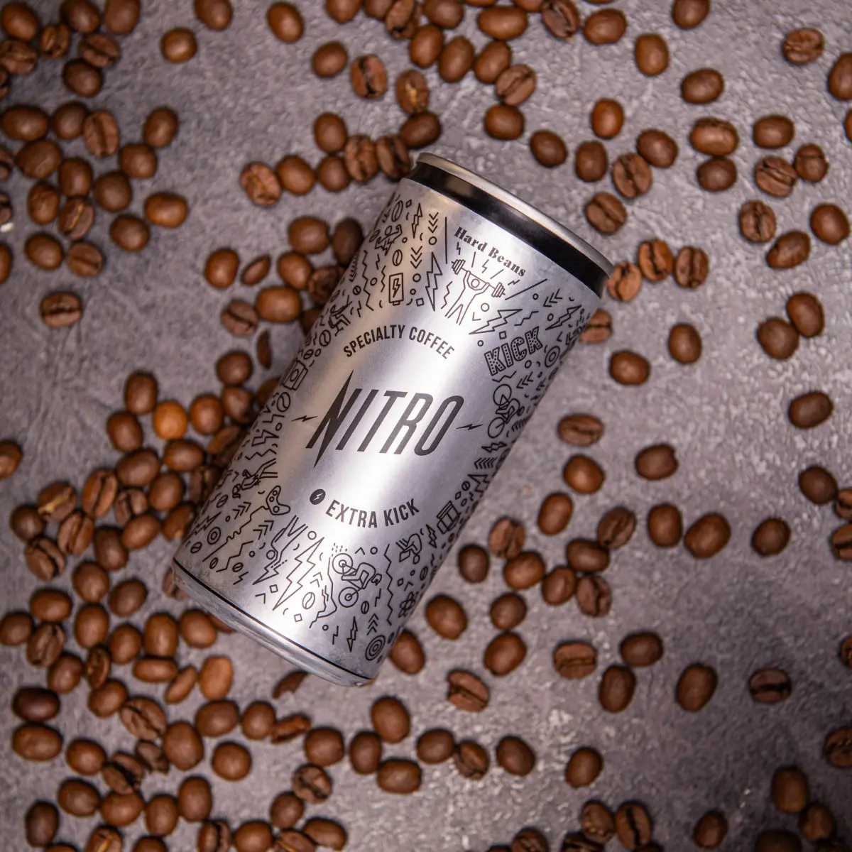 Nitro Extra Kick 200ml - Stříbrné