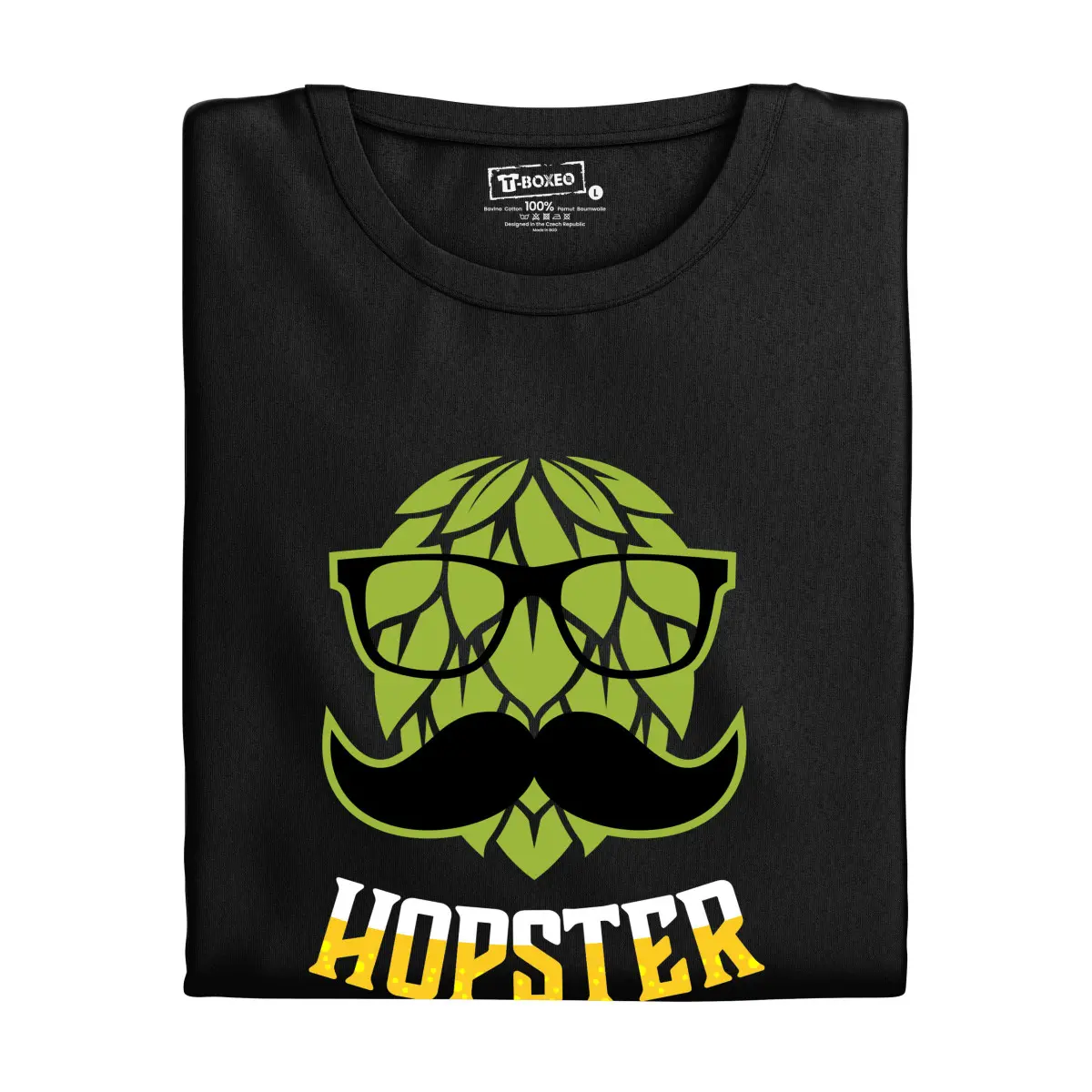 Pánské tričko s potiskem “Hopster” | Dárek k narozeninám, svátku, výročí, vánocům | Dárek pro muže, ženu | Vtipné tričko | 100% bavlna | dárek k vánoc