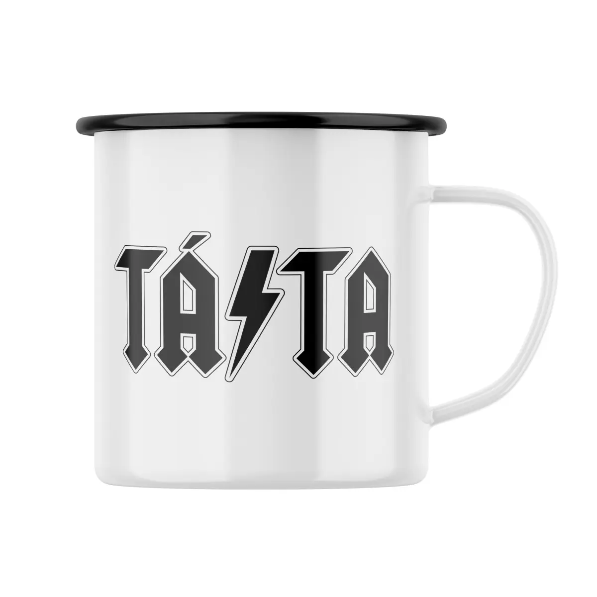 Plecháček s potiskem Táta ACDC