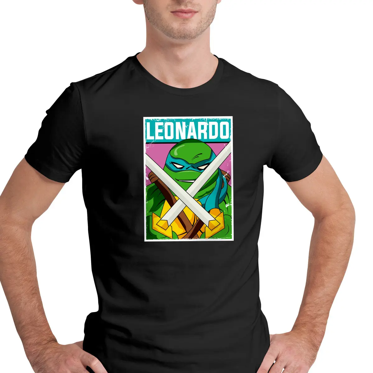 Pánské tričko s potiskem “Leonardo" | Dárek k narozeninám, svátku, výročí, vánocům | Dárek pro muže, ženu | Vtipné tričko | 100% bavlna | dárek k váno