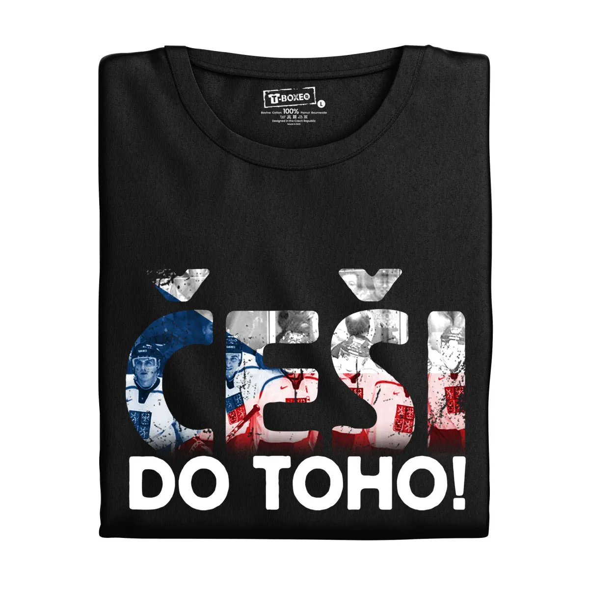 Pánské tričko “Češi, do toho” | hokejové, fanouškovské tričko s potiskem | český hokej fanshop | mistrovství světa v ledním hokeji | Dárek k narozenin