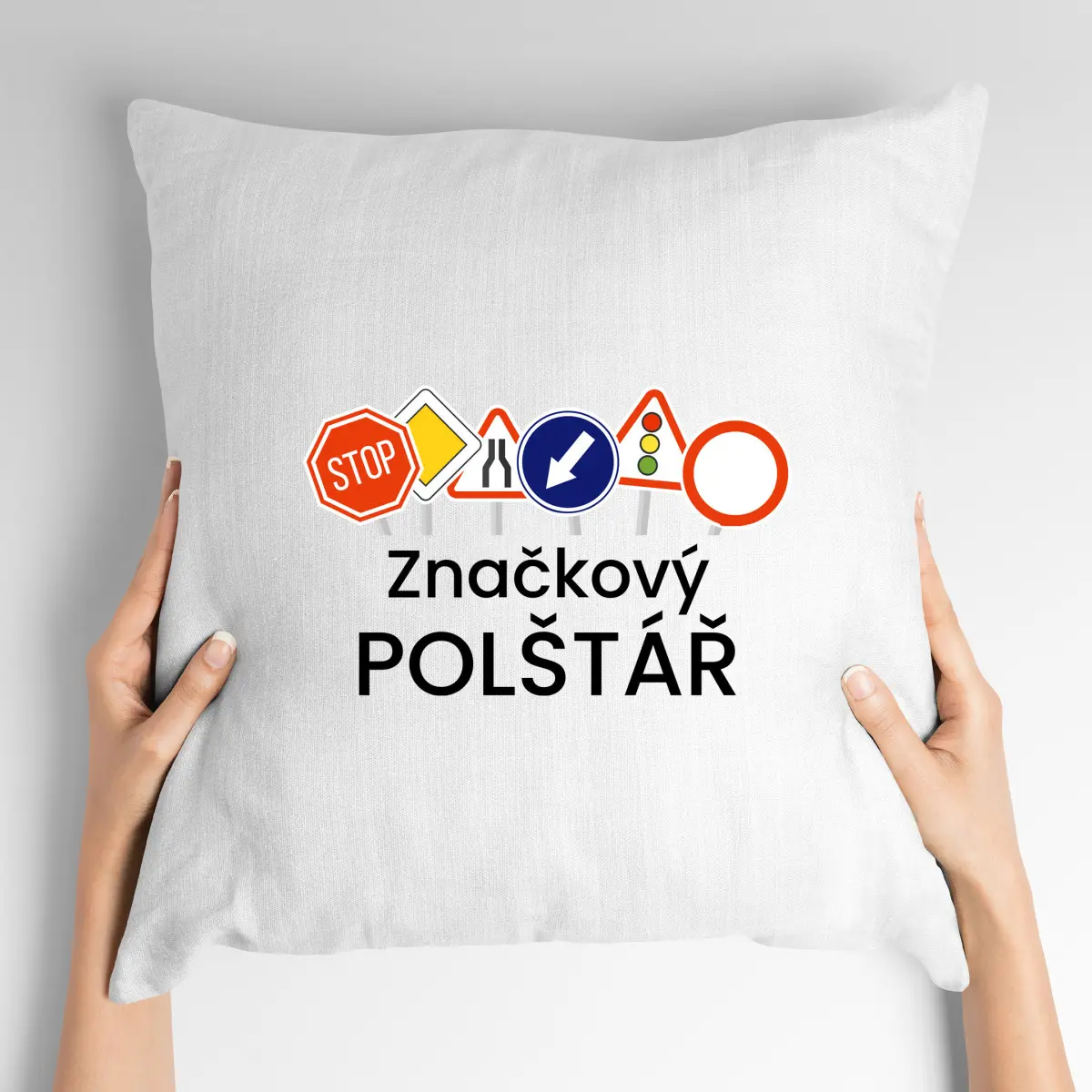 2+1 ZDARMA Polštář s potiskem Značkový polštář | Dárek pro muže, ženu k narozeninám, svátku, výročí, vánocům | vtipný dárek s potiskem | fotodárek | d