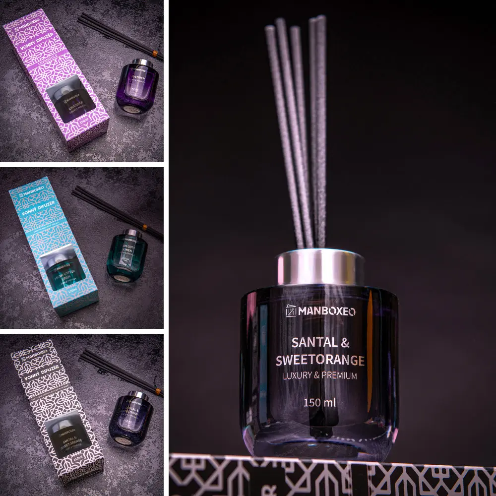 Výhodná sada luxusních aroma difuzérů 3x150 ml