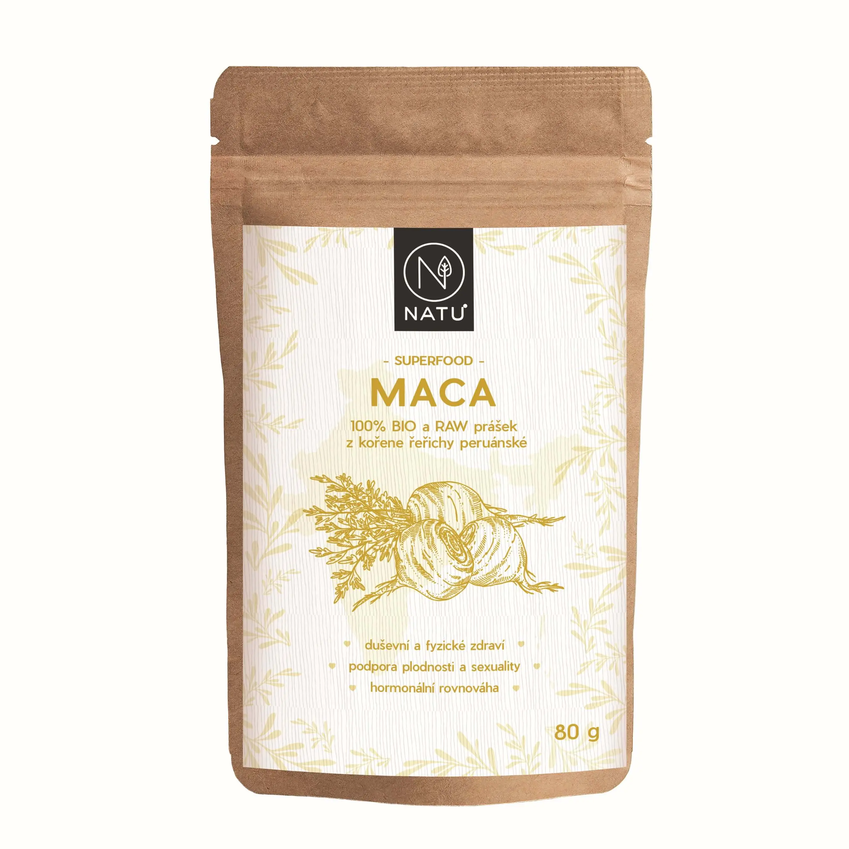 NATU Maca BIO prášek 80 g