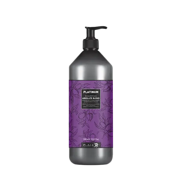 Black Platinum Absolute Blond Shampoo 1000ml - Šampon s extraktem s organických mandlí