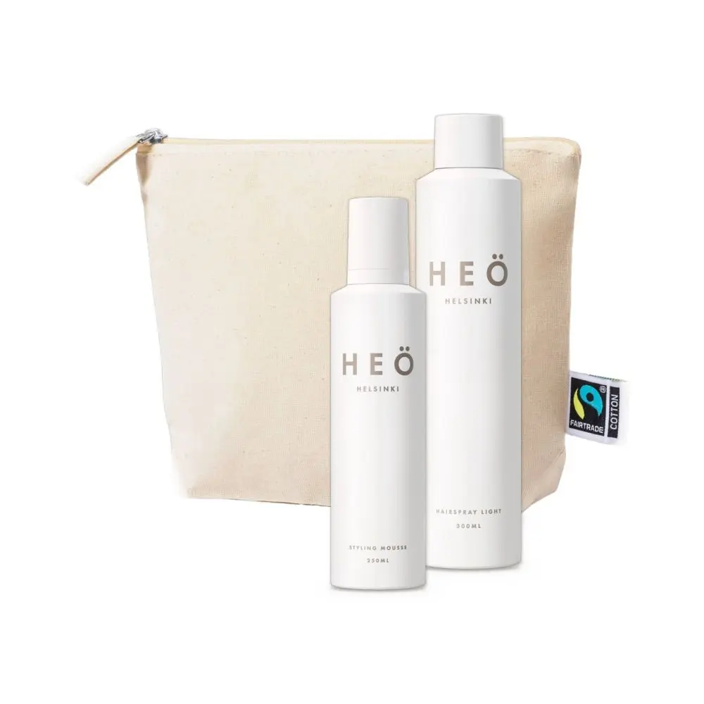 HEÖ Helsinki Styling Duo - Stylingový set lak + pěna + taštička