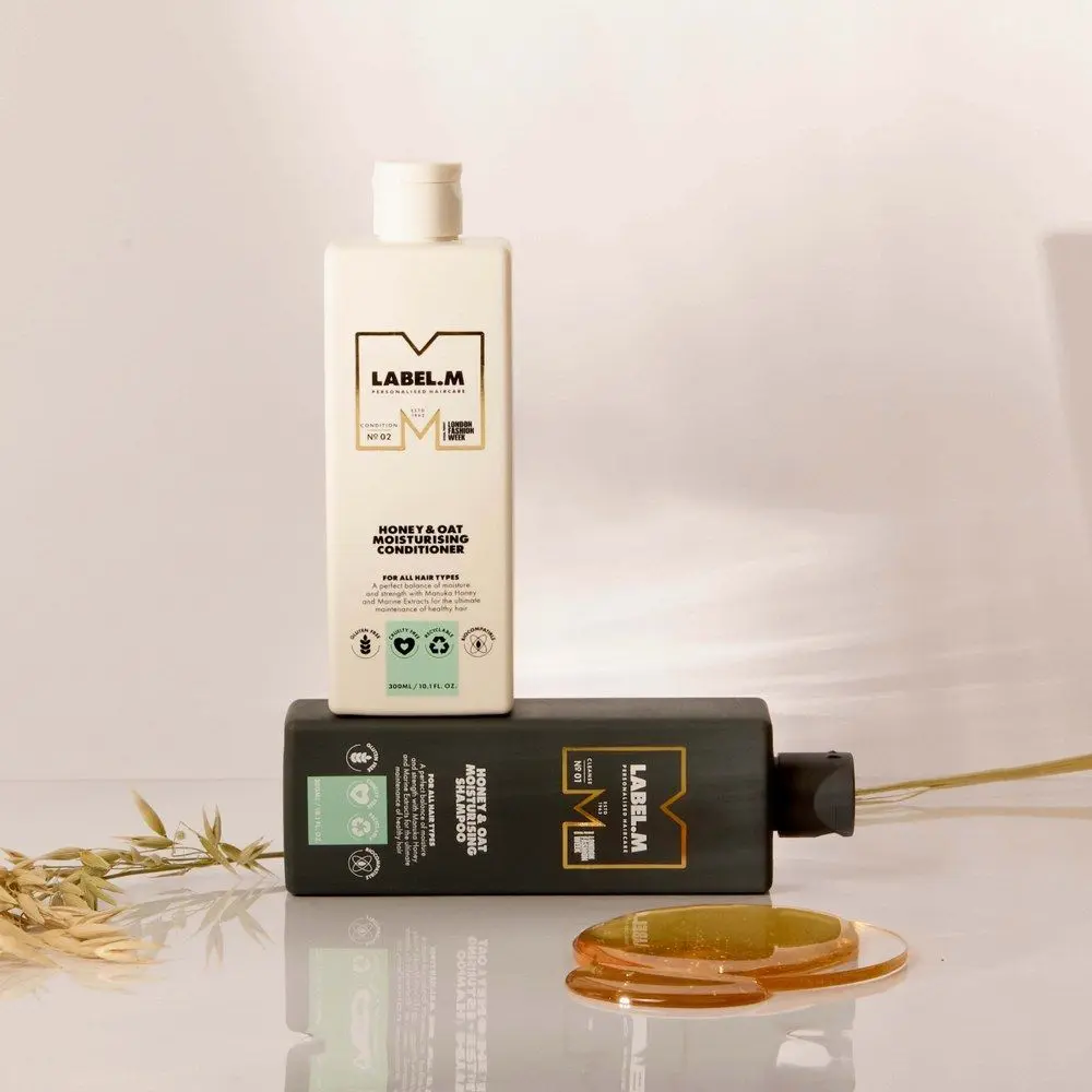 Label.M Honey & Oat Moisturising Shampoo 1000ml - Hydratační šampon pro suché vlasy