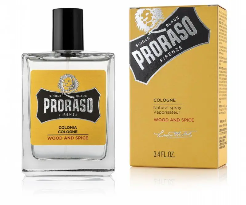 Proraso Cologne - kolínská voda po holení, 100 ml s rozprašovačem WOOD & SPICE