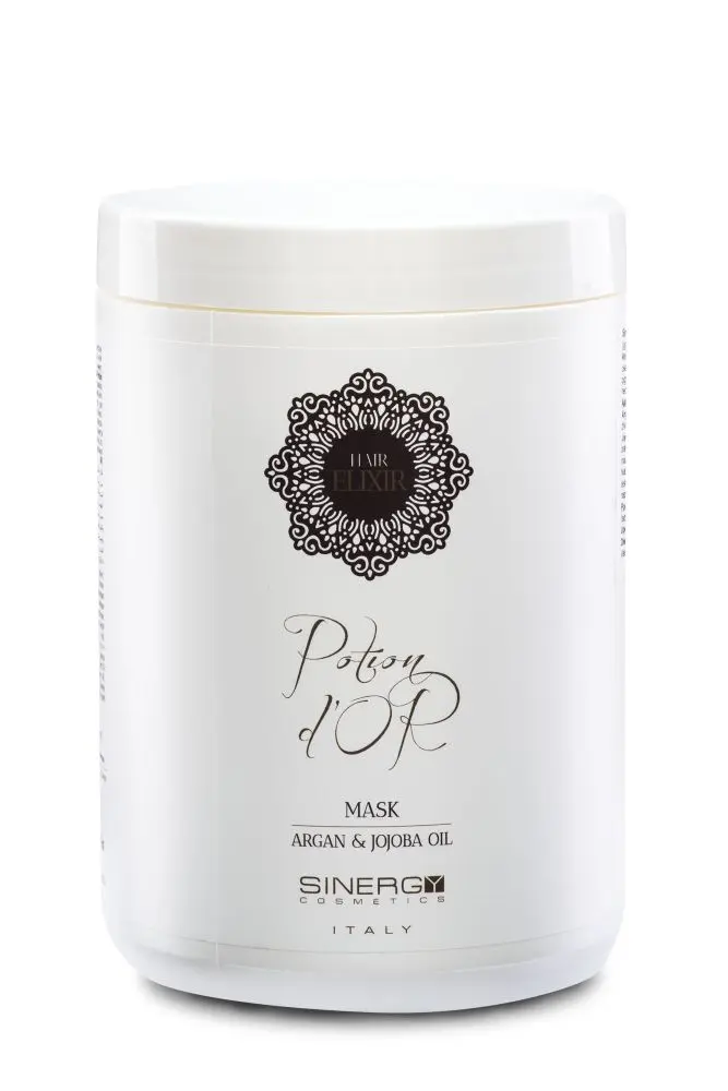 Sinergy Cosmetics Sinergy Potion D'Or Argan Mask 1000ml - Maska s arganovým a jojobovým olejem