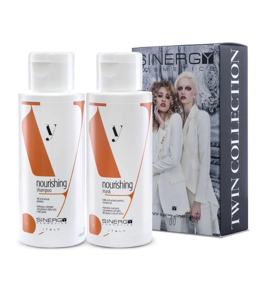 Sinergy Cosmetics Sinergy Travel Set Y1 Shampoo & Mask 2x100ml - Cestovní set na suché a poškozené vlasy