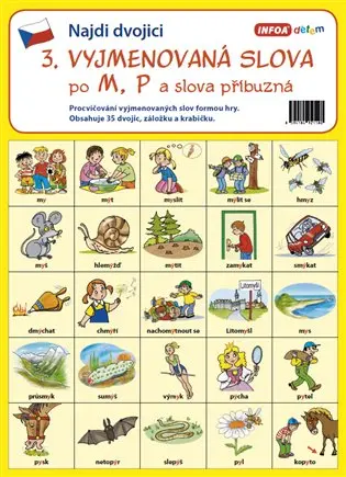 Najdi dvojici - 3. Vyjmenovaná slova po M, P a slova příbuzná - kolektiv autorů