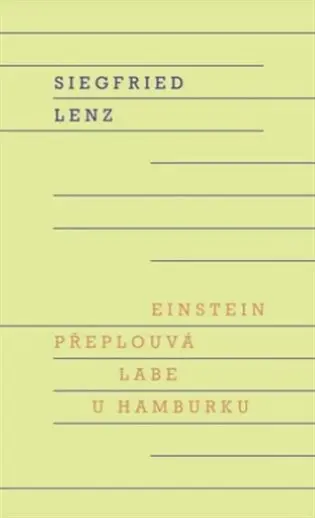 Einstein přeplouvá Labe u Hamburku