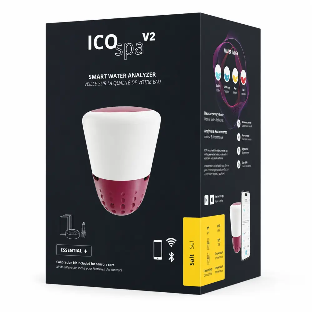 Ondilo ICO Spa V2 Essential+ digitální tester vody pro slané vířivky, Wi-Fi + Bluetooth