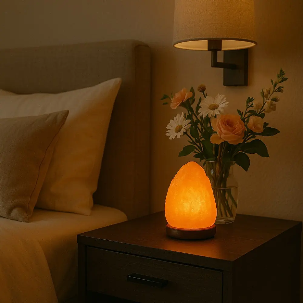 Himalájská solná lampa "Skála" 1,5 kg
