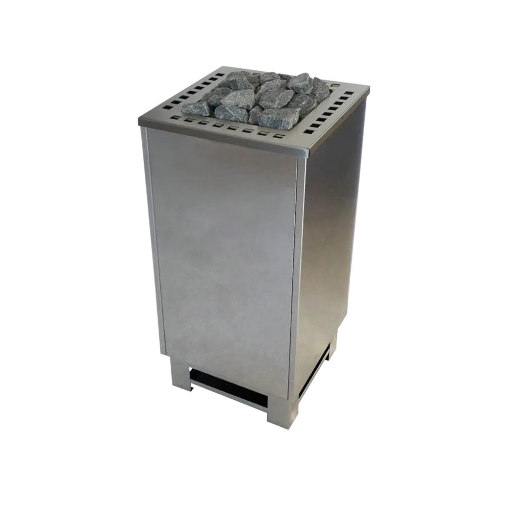 Lang's "KUBO-inox" K38i - 12 kW chr. steel