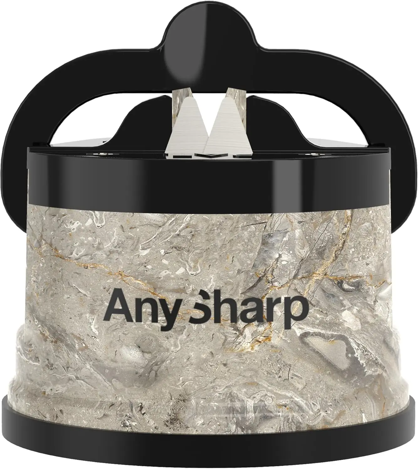 AnySharp Brousek na nože Elite s plastovým tělem, světle hnědý kámen ASKSSTONE