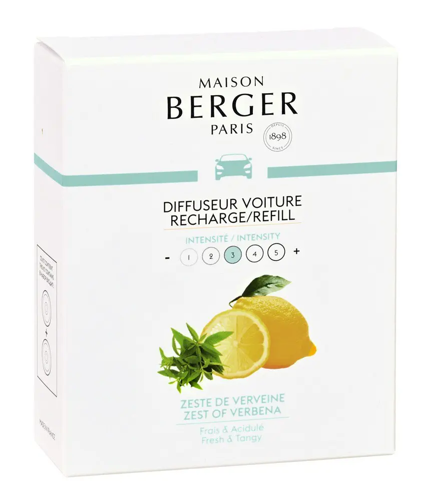 Maison Berger Paris Keramická náplň vůně do auta Verbena, 2 ks 6424