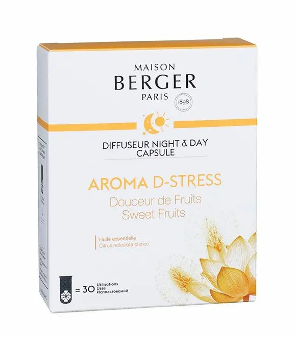 Maison Berger Paris Kapsle do Difuzéru Night & Day, Aroma D-stress – Sladké ovoce 8023