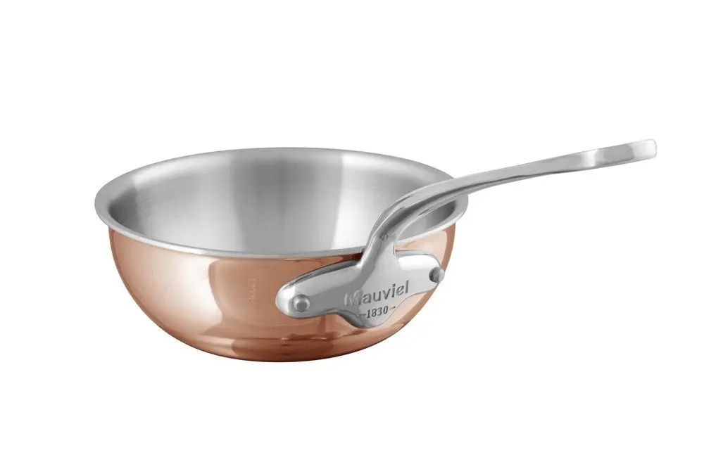 Mauviel Měděná soté pánev na indukci, oblá, M´6S, Ø 20 cm 51220