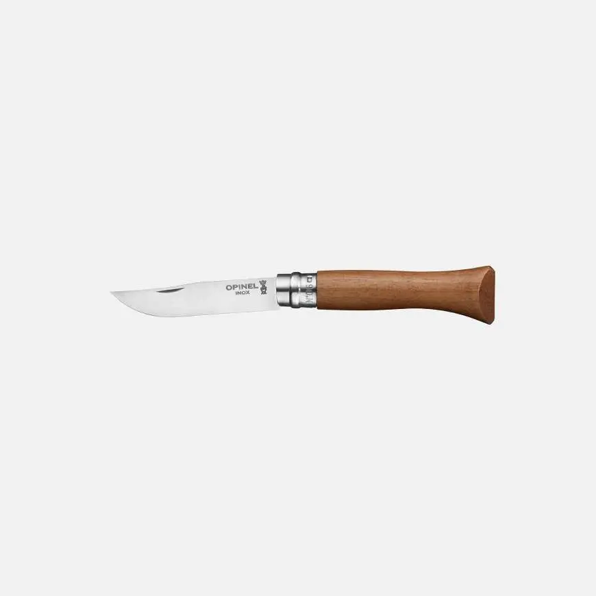 Opinel Zavírací nůž VRI N°06 Inox, 7 cm, rukojeť ořech 002025