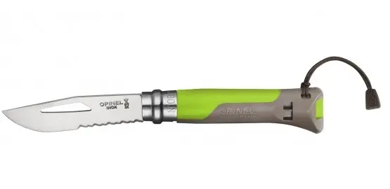 Opinel VRI N°08 Outdoor Earth Inox, zelená 001715