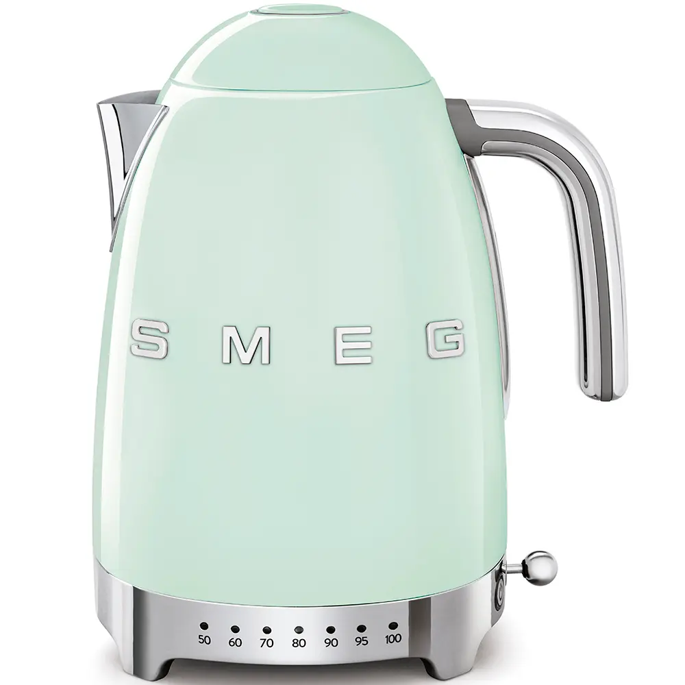 Smeg Rychlovarná konvice 50´s Retro Style, s regulací teploty, 1,7 l pastelově zelená KLF04PGEU