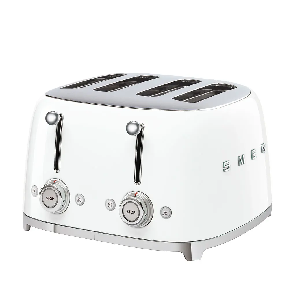 Smeg Toustovač 50´s Retro Style, 4x4, TSF03 bílý TSF03WHEU