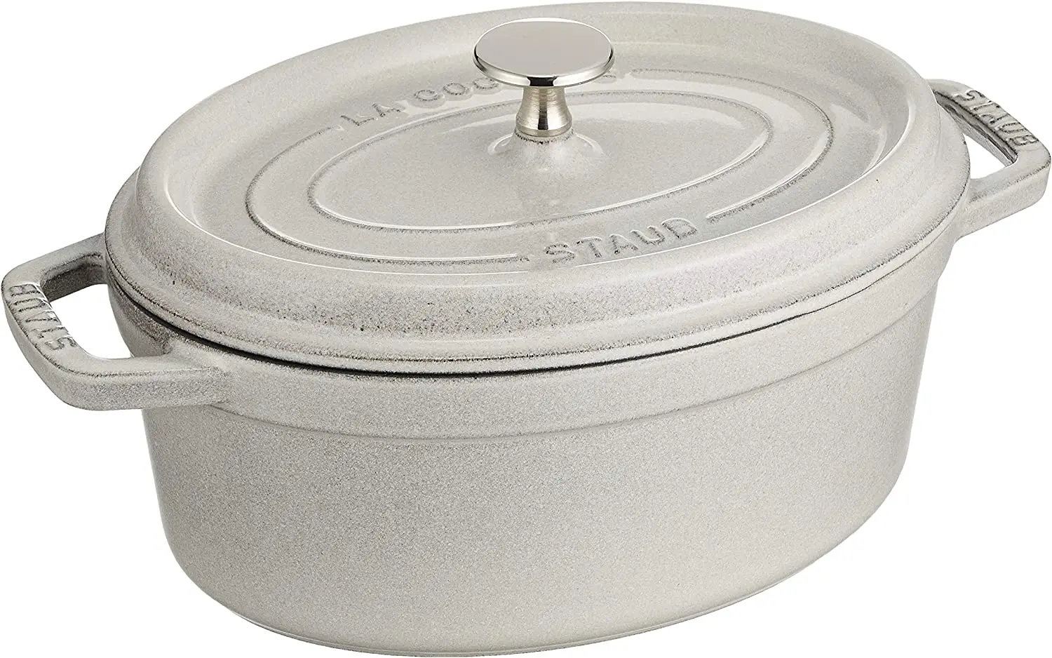 Staub Oválny liatinový hrniec s pokrievkou Cocotte, 23 cm / 2,35 l,
