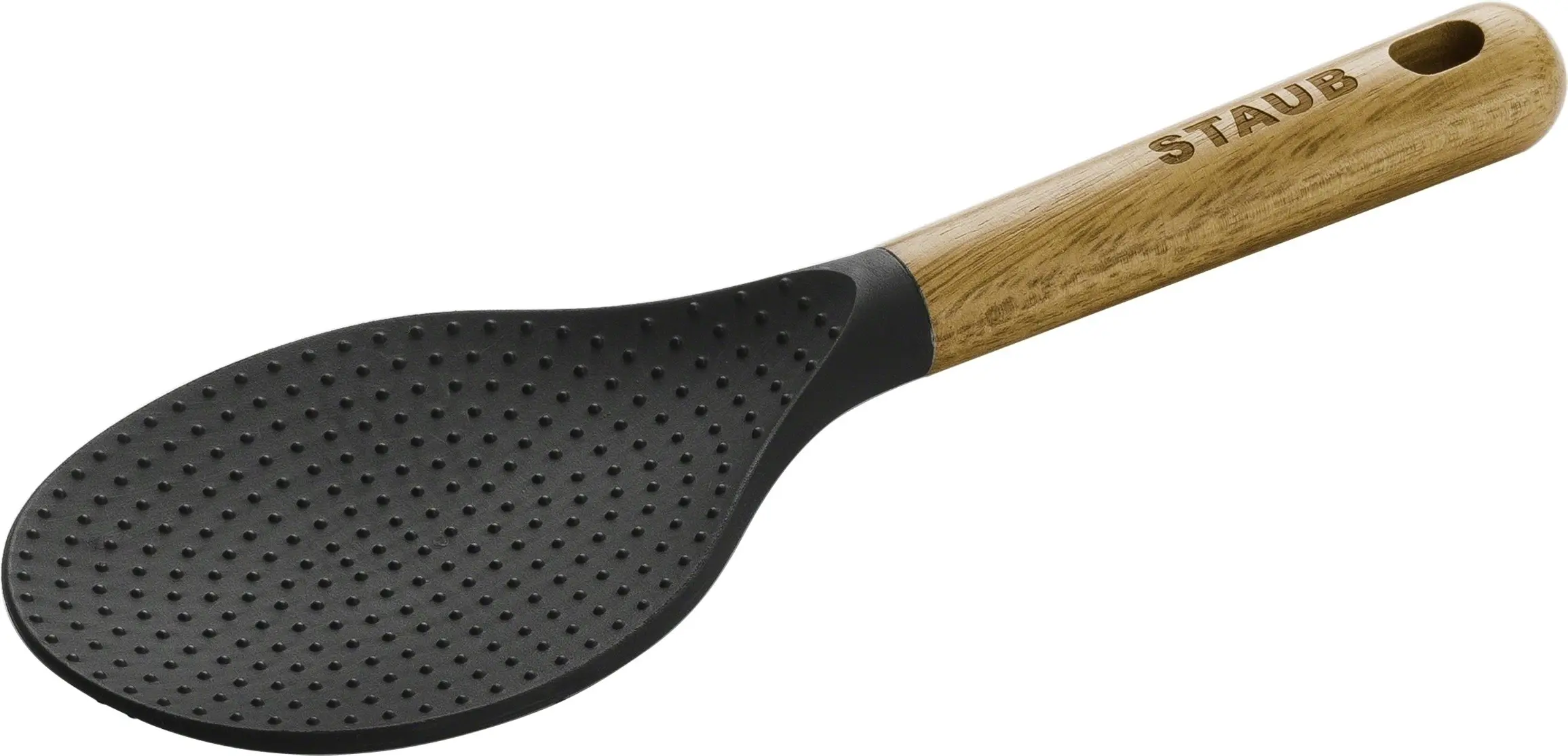 Staub Lžíce na rýži silikonová, s dřevěnou rukojetí, 22 cm 1003598